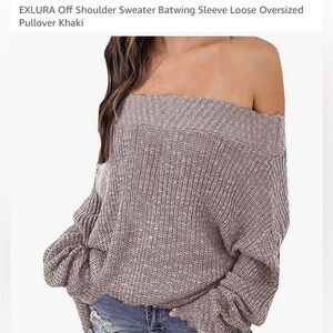 Women's Off Shoulder Sweater